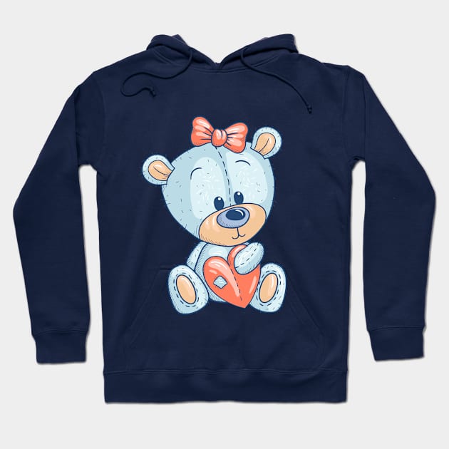 Teddy Bear Hoodie by deasas